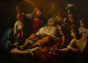 St Joseph on his deathbed