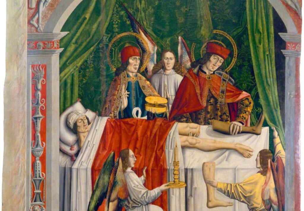 A Verger's Dream: Saints Cosmas and Damian Performing a Miraculous Cure by Transplantation of a Leg.